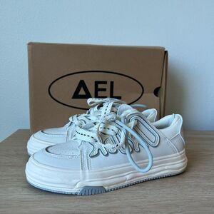 Aelfric Eden White/Blue Sneakers